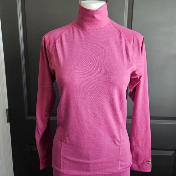 DUOFOLD 2-Pc Set Thermal Base Layer Set Pants + Top Women Size Medium Pink - Picture 3 of 14